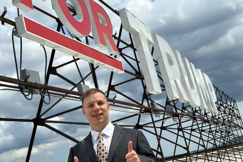 Meet the MAGA-rapping sticker mogul running to replace Elise Stefanik in Congress