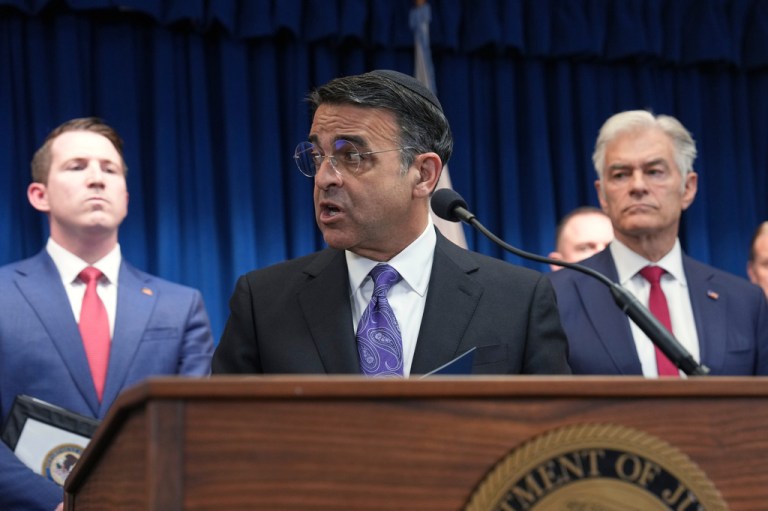 U.S. Attorney Daniel Rosen speaks during a press conference May 21, 2026, in Minneapolis.