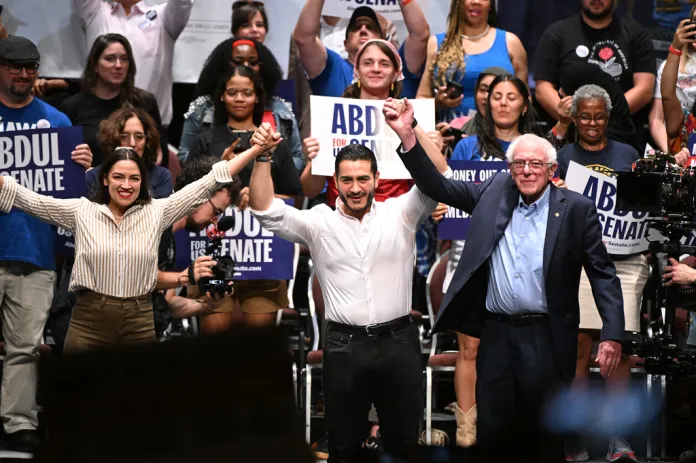 El Sayed snubs Sanders and AOC in first general election campaign ad El Sayed snubs Sanders and AOC in first general election campaign ad