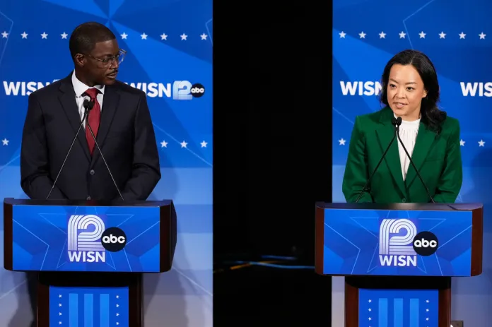 Wisconsin governor primary too close to call as Hong and Crowley claw for lead Wisconsin governor primary too close to call as Hong and Crowley claw for lead