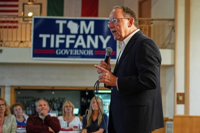 Tom Tiffany secures GOP nomination for Wisconsin governor Tom Tiffany secures GOP nomination for Wisconsin governor