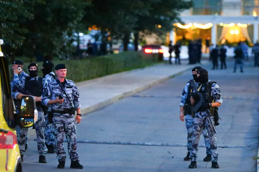 Moscow mayor calls a deadly bomb attack on a restaurant a ‘terrorist act’