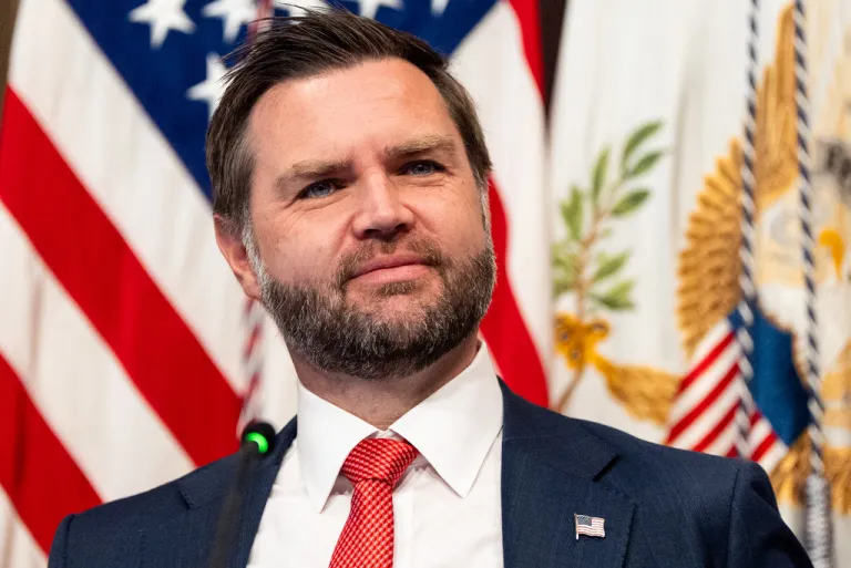 Vice President JD Vance said Thursday that President Donald Trump's immediate priority regarding the war with Iran is to lower oil and gas prices, ahead of preventing Tehran from obtaining nuclear weapons. (AP Photo/Alex Brandon)