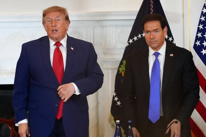 Rubio with Trump