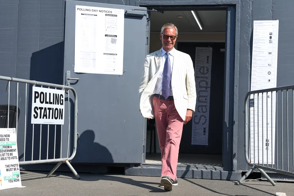 Nigel Farage beats Count Binface to stay as Clacton-on-Sea’s member of Parliament