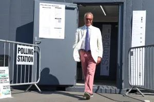 Nigel Farage beats Count Binface to stay as Clacton-on-Sea’s member of Parliament