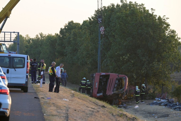 Hungary bus crash