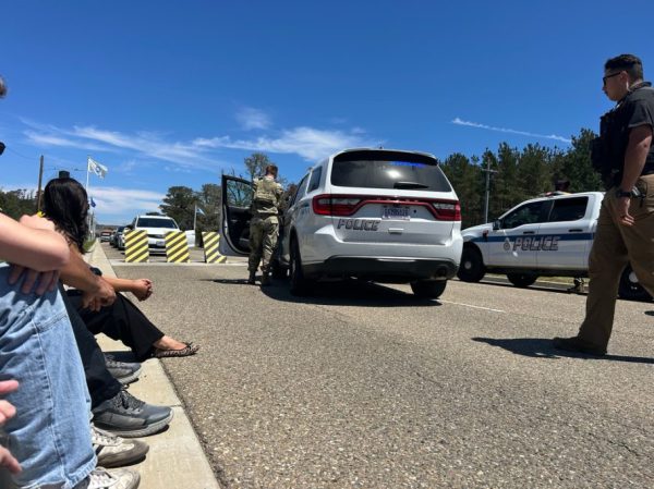 Space Force security officers hold reporters at gunpoint at California base