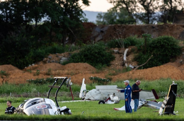 Airplane pilot killed in collision with Pennsylvania police helicopter near runway