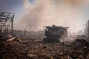Death toll rises to 38 after Russian strike on Ukrainian warehouse