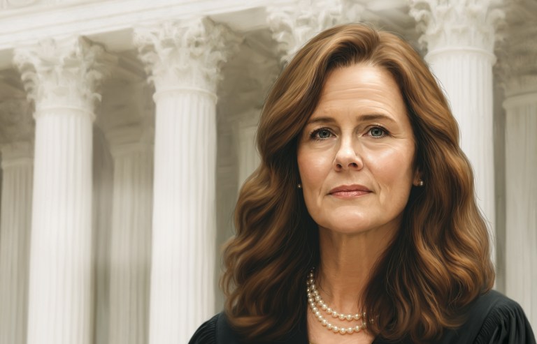 Magazine illustration - Supreme Court Justice Amy Coney Barrett