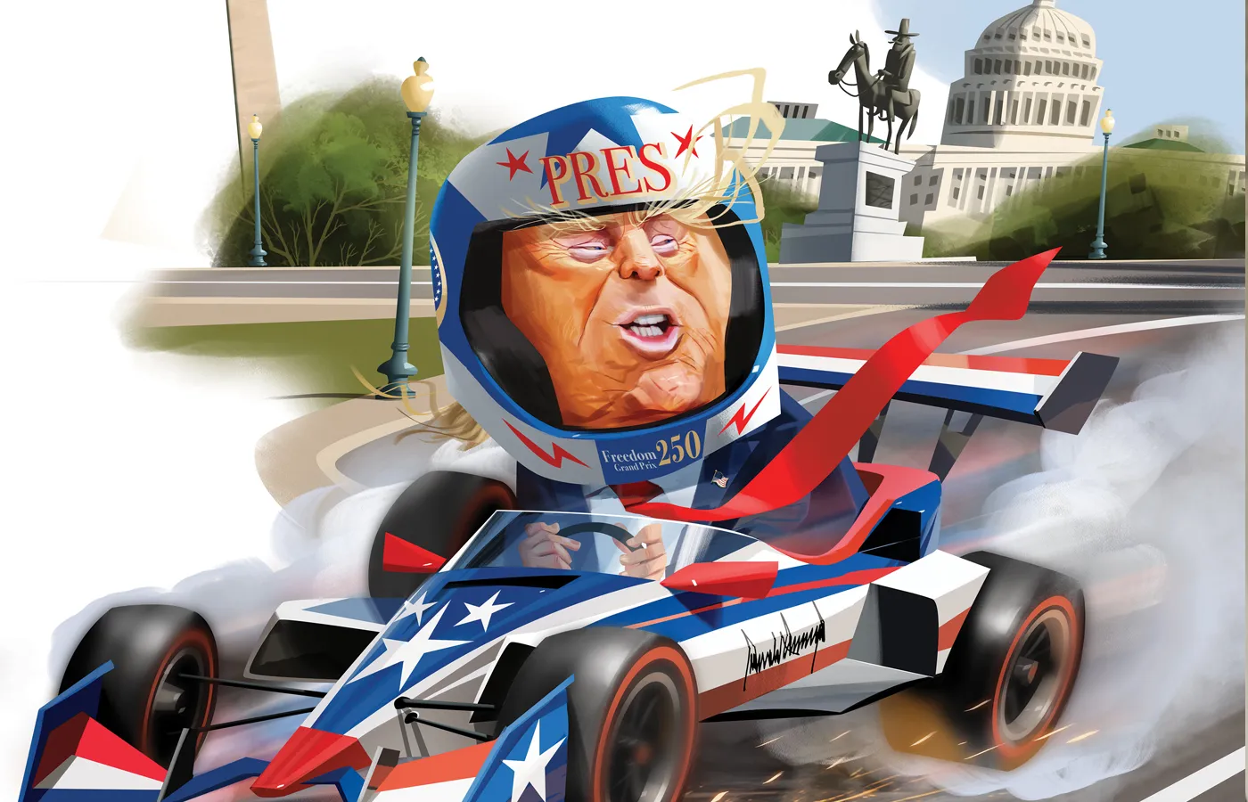 IndyCar and the president: America 250 goes to the track