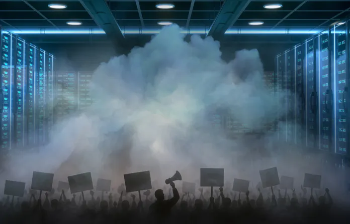 Data center protests