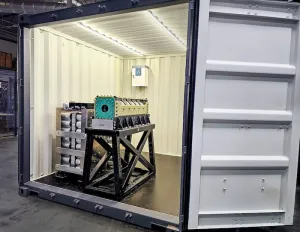 Defense startup has successful test of electromagnetic containerized drone defense system