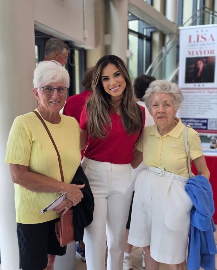 Catalina Lauf with Florida Voters and supporters (Courtesy of @catalinalauf/Instagram)