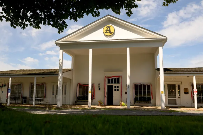 A view of Arthurdale, the Preston County community founded during the Great Depression as a New Deal homestead project championed by Eleanor Roosevelt. (Justin Merriman/Washington Examiner)