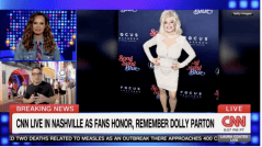 CNN uses picture of Dolly Parton impersonator during coverage of her death