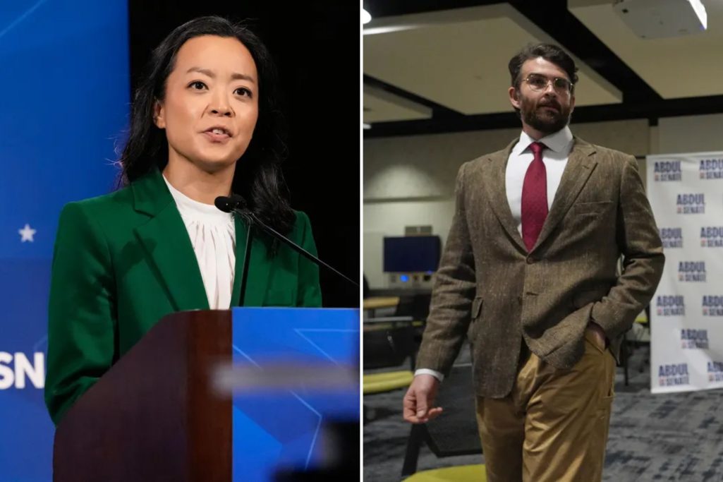 Wisconsin gubernatorial candidate Francesca Hong hosts Hasan Piker at Milwaukee rally