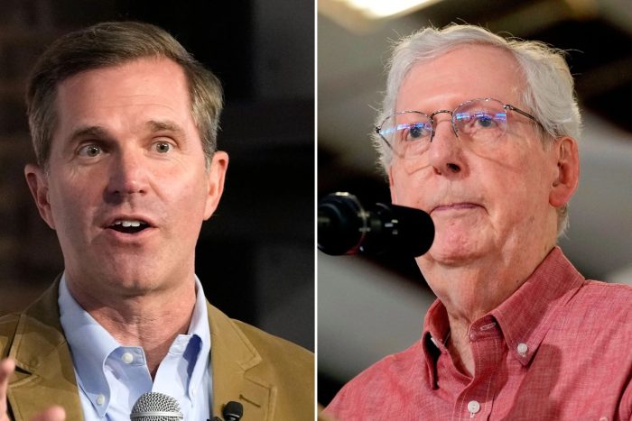 Beshear says ‘I’ve heard nothing’ from McConnell, urges senator to ‘call in’