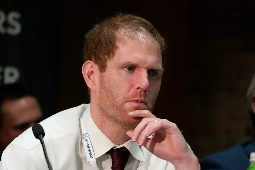 Stephen Richer, the recorder of Maricopa County, Arizona, participates in an election forum