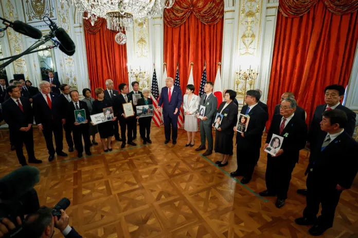 Trump meets with families of victims abducted by North Korea