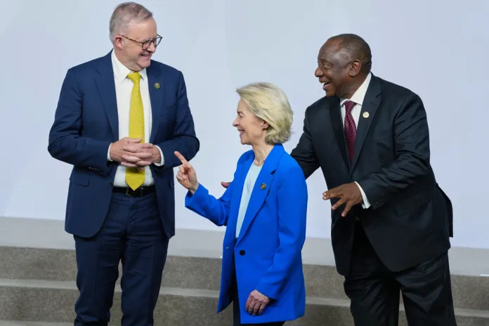 Albanese and Ursula Von der Leyen