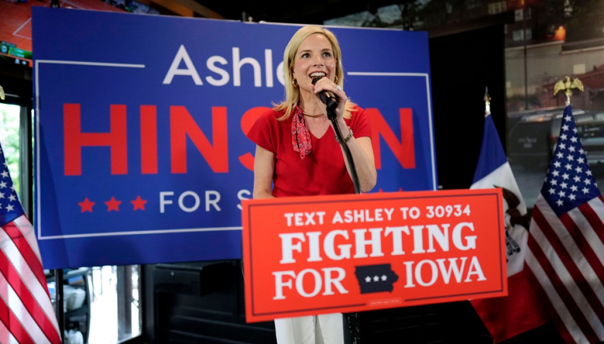 Iowa GOP Senate nominee skipping Vance’s campaign rally in home state