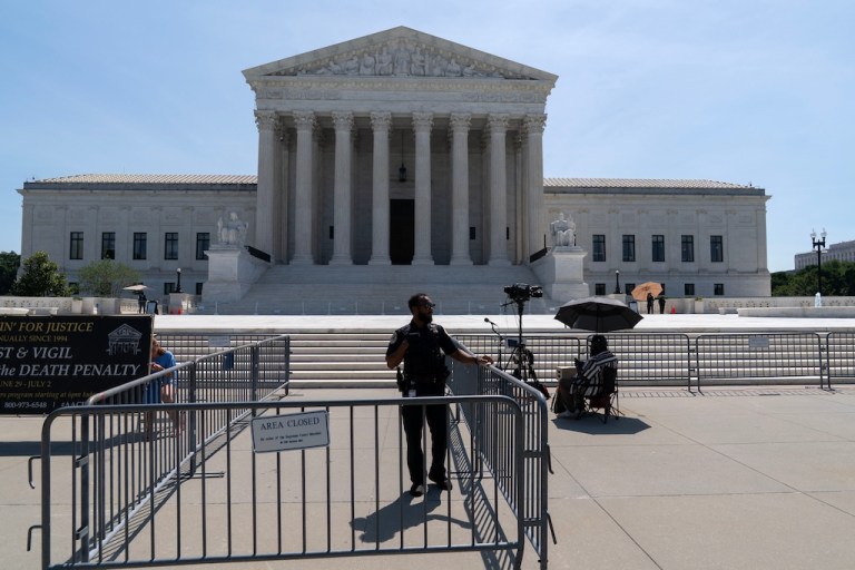 The Supreme Court is seen Tuesday, June 30, 2026, on Capitol Hill in Washington. (AP Photo/Jose Luis Magana)