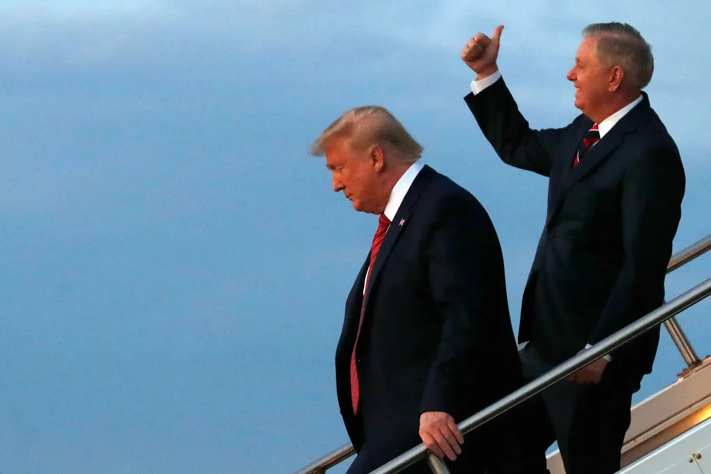Trump signs Russia sanctions bill named after Lindsey Graham
