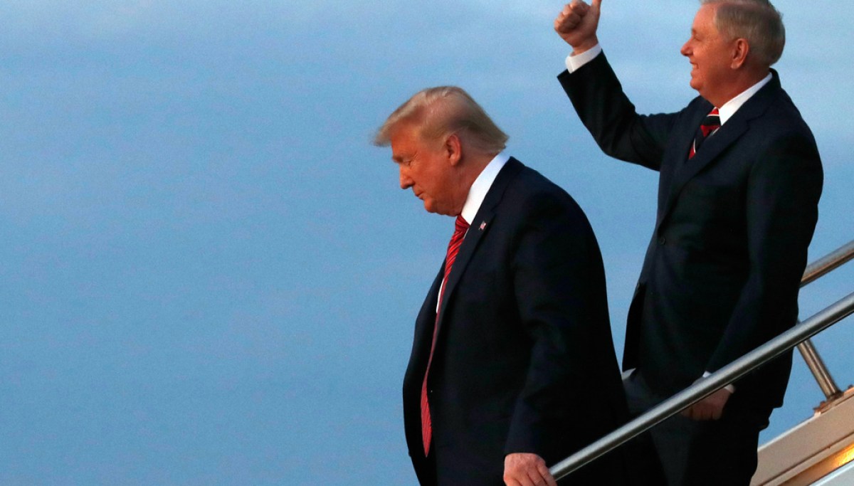 Trump signs Russia sanctions bill named after Lindsey Graham