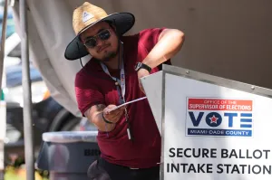 USPS work to adhere to Trump’s mail-in voting order is rushed and ‘sloppy’, whistleblower says