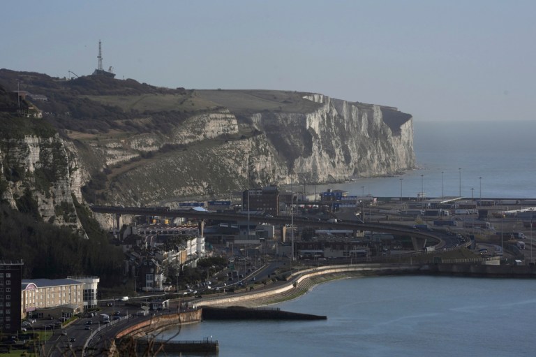 A general view of the port of Dover.