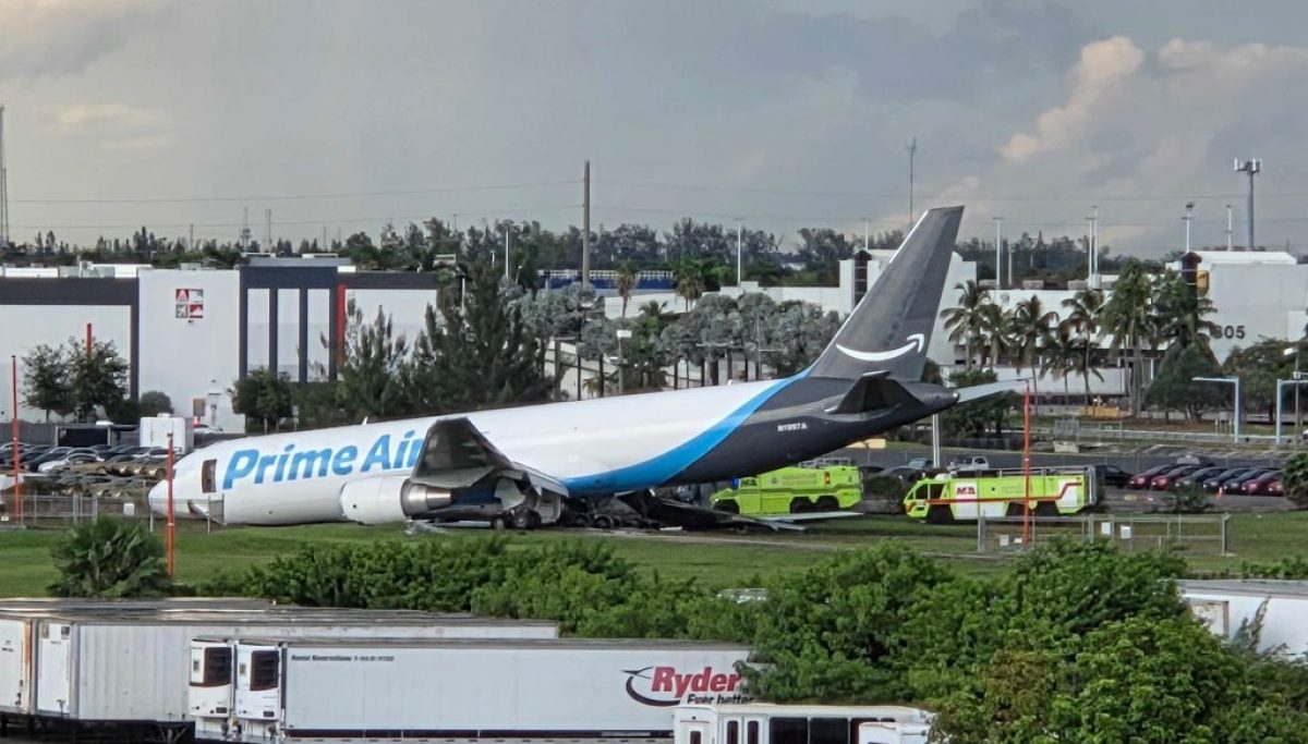 Amazon cargo plane crashes at Miami airport; at least five dead, five injured