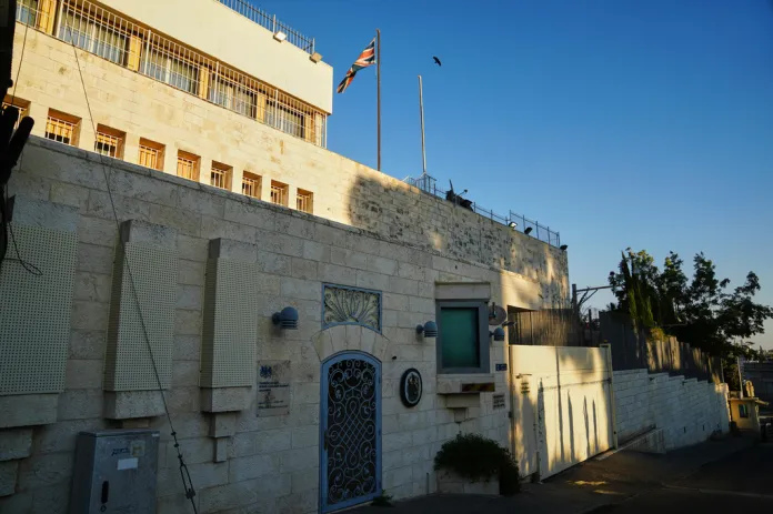 British consulate in Jerusalem