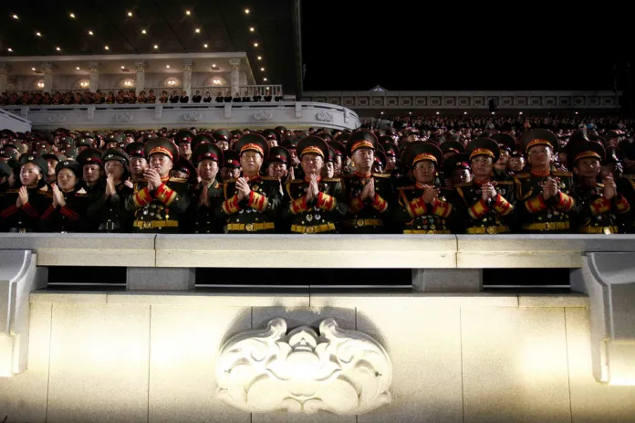 North Korea military officers