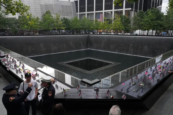 Ground Zero on 25th anniversary of 9/11
