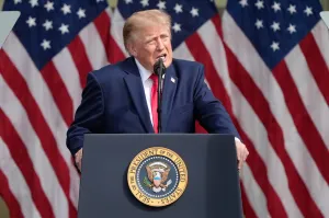 Trump honors the fallen of the 9/11 terrorist attacks during Pentagon speech