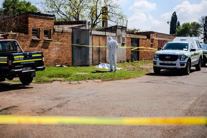 Johannesburg crime scene