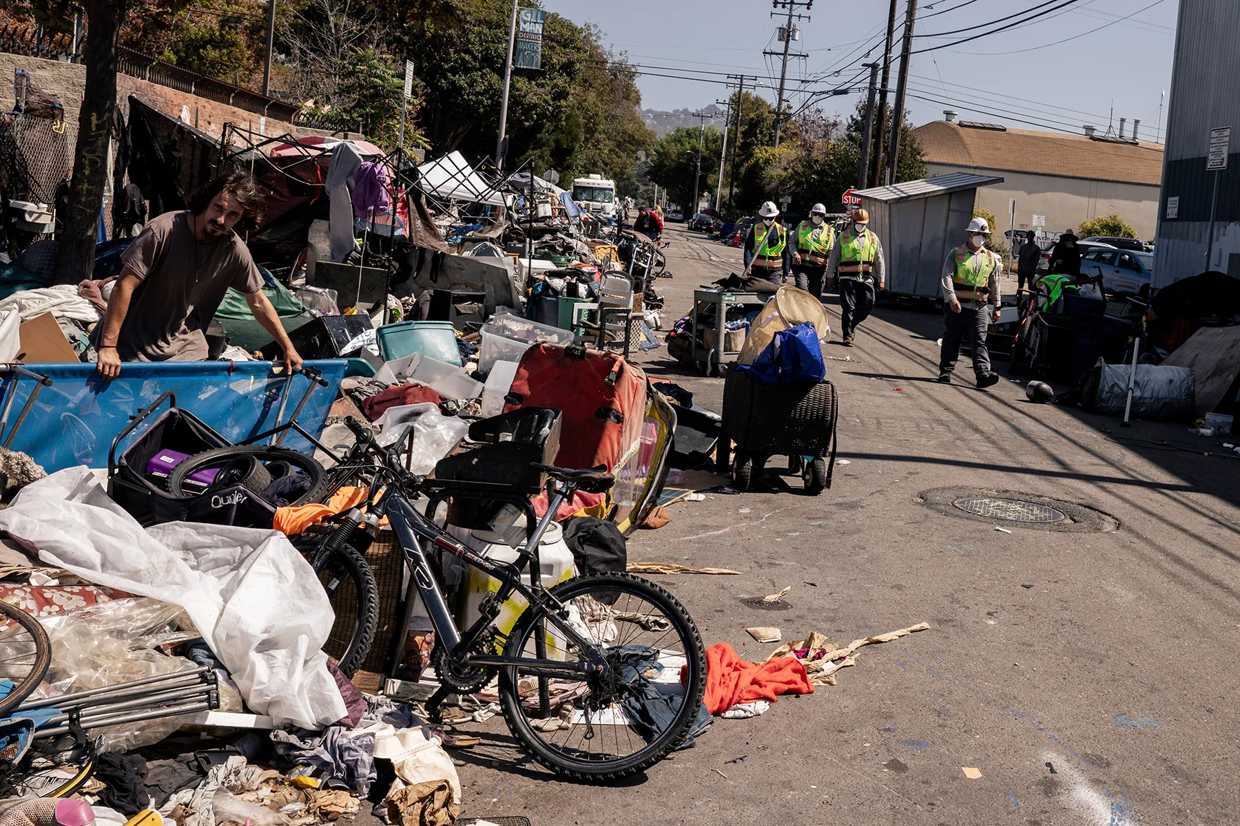 Homeless unions for rat urine diseased encampments