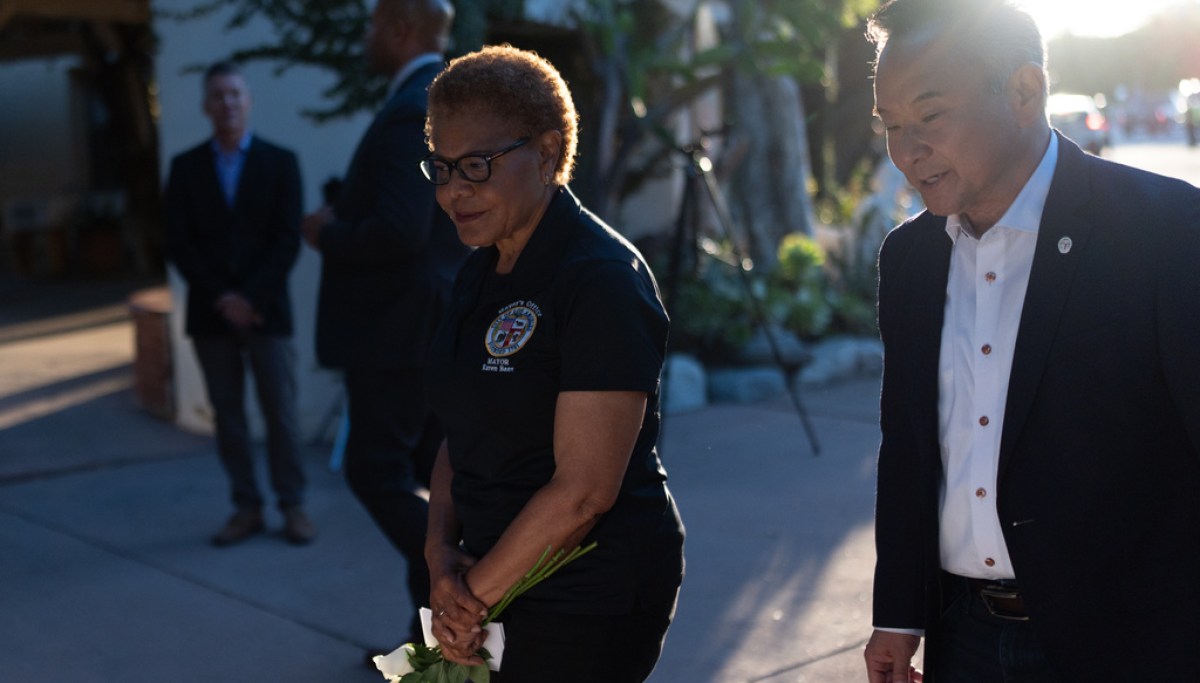 Bass trailing progressive challenger by double digits in new LA mayoral poll