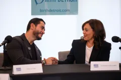 Harris: ‘Attack on DEI’ is ‘attack on maternal care’ in el Sayed campaign stop