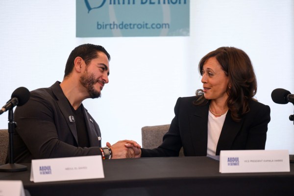 Harris: ‘Attack on DEI’ is ‘attack on maternal care’ in el Sayed campaign stop