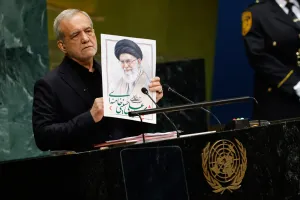 Blood on the UN podium: Iran’s president just defended genocide to an empty room