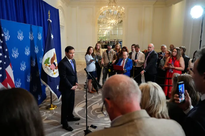 Marco Rubio press conference at UN