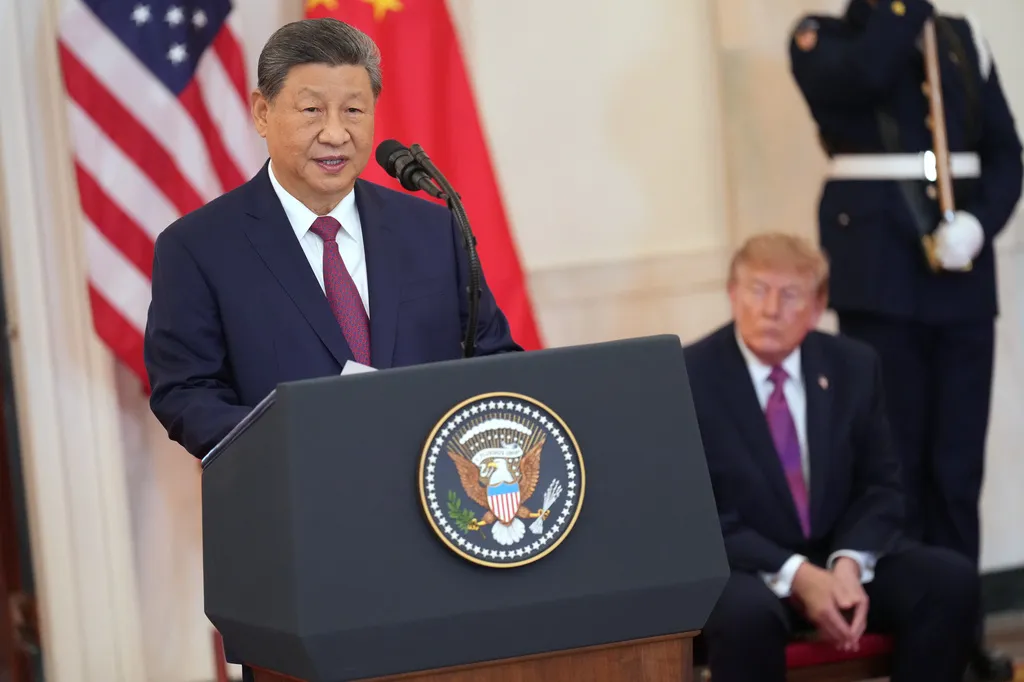 Xi underscores importance of superpower cooperation as Trump welcomes Chinese president to White House