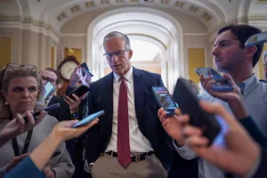 Thune keeps leadership challenge talk at bay — but with a midterm question mark