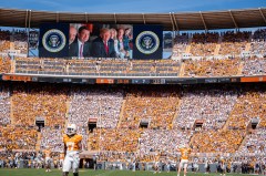 Trump stumps for Protect College Sports Act at Texas-Tennessee game: ‘Bipartisanship for the first time in a while’