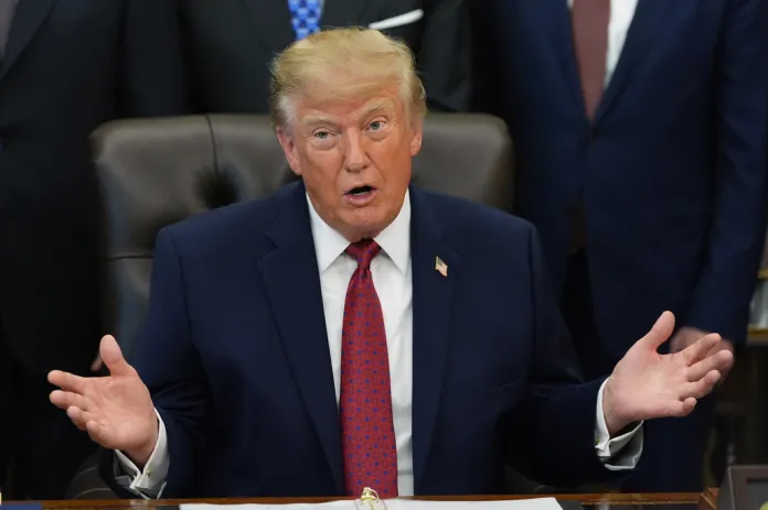 Trump defends self-promoting taxpayer-funded ads