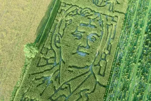 ‘Our hope remains simple’: Indiana corn maze addresses backlash over Charlie Kirk design