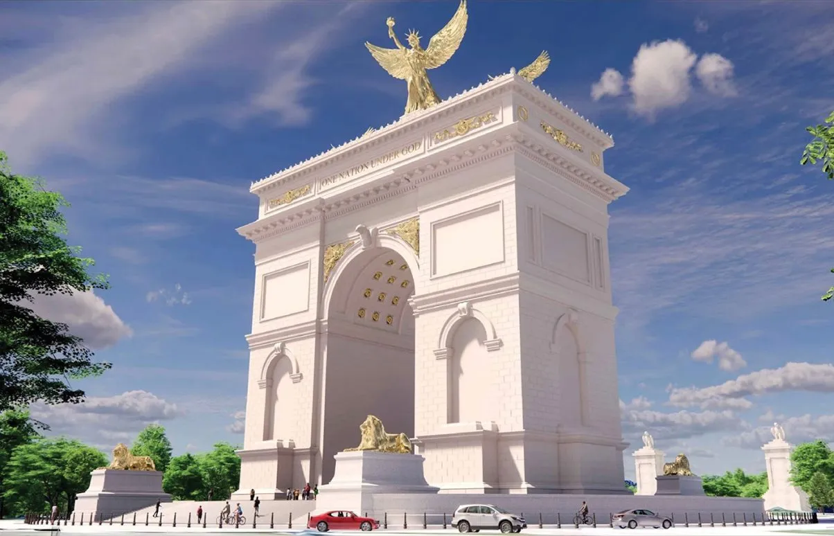 Trump’s Triumphal Arch faces new lawsuit from Arlington County